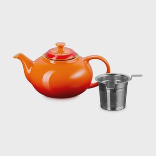 Le Creuset Le Creuset theepot Volcanic, med sil, 1,3 L