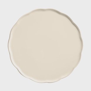 Emile Henry Emile Henry Madeleine serveerschaal Crème,rond