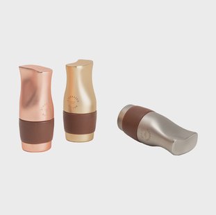 L'Atelier du Vin L'atelier du vin Le Trio flessenstoppers Rose,zilver en goud(matt)
