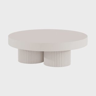 NORR11 Gear salontafel Chalk, Ø120 cm