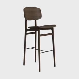 NORR11 NY11 barkruk Donker gerookt eiken, 75 cm