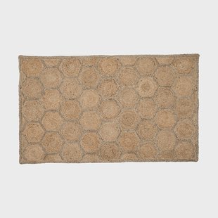 Dixie Elin vloerkleed Honey comb natural, 90x150 cm