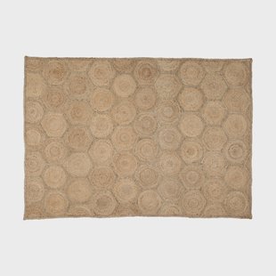 Dixie Elin vloerkleed Honey comb natural, 160x230 cm