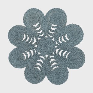 Dixie Elin placemat anemone Ø40 cm Horizon blue