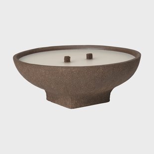 Ferm Living Vei buitenkaars Bruin, Ø20x8 cm