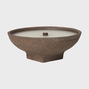 Ferm Living Vei buitenkaars Bruin, Ø30x12,5 cm