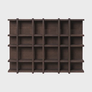 Ferm Living Tilem boekenkast Donker gebeitst eiken, 6x4