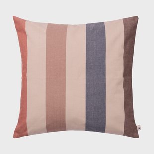 Ferm Living Strand outdoor kussenhoes 50x50 cm Cashmere-mocha-indigo