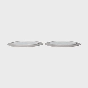 Ferm Living Sonae bord 2-pack Grijs-wit, Ø25 cm