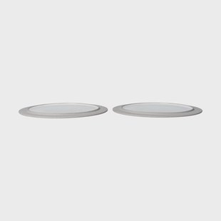 Ferm Living Sonae bord 2-pack Grijs-wit, Ø28 cm