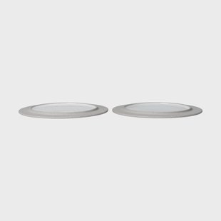 Ferm Living Sonae bord 2-pack Grijs-wit, Ø22 cm