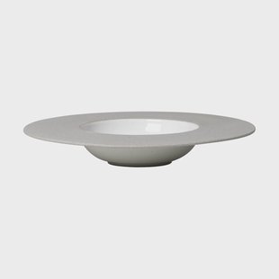 Ferm Living Sonae diep bord Grijs-wit, Ø30 cm