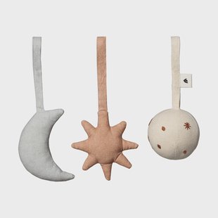 Ferm Living Skye babyspeelgoed 3-delig Roze