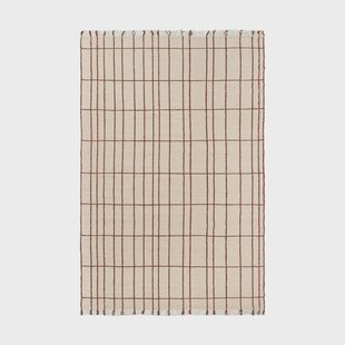 Ferm Living Sen vloerkleed Parchment-chestnut, 200x300 cm