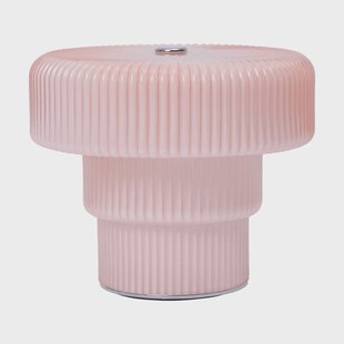 Ferm Living Ripple draagbare tafellamp 10 cm Zachtroze