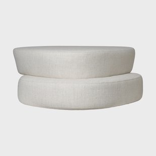 Ferm Living Plyo Staple ottoman Off-white