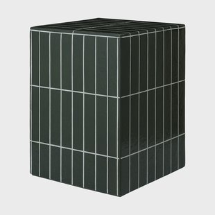 Ferm Living Pillar bijzettafel Donkergroen, 32x32x42 cm