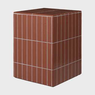 Ferm Living Pillar bijzettafel Bruin, 32x32x42 cm