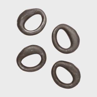 Ferm Living Orrith servetring 4-pack Rustiek brons