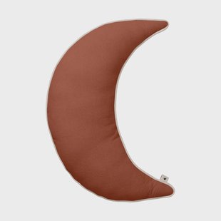 Ferm Living Moon kussen Brown clay, 31x8x47 cm