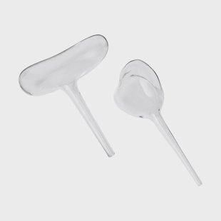 Ferm Living Mercury waterbol 2-delig Transparant, 12x18,5 cm
