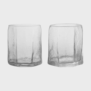Ferm Living Kiru glas 2-pack Transparant, 25 cl