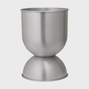 Ferm Living Hourglass bloempot klein Ø30 cm Aluminium