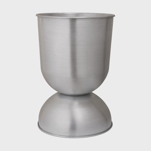 Ferm Living Hourglass bloempot groot Ø50 cm Aluminium
