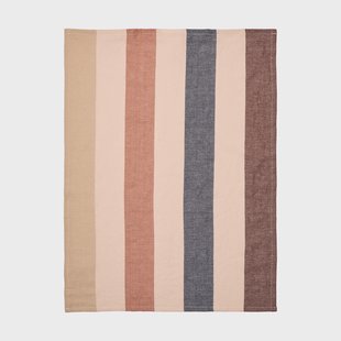 Ferm Living Hale keukendoek 50x70 cm Cashmere-mocha-indigo blue
