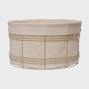 Ferm Living Fio opbergmand Cashmere-naturel, Ø53x30,2 cm