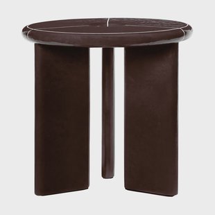 Ferm Living Deya bijzettafel Ø47x45 cm Chestnut brown