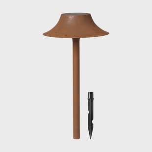 Ferm Living Cortivo outdoor solar lamp Roest, Ø18x46 cm