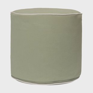 Ferm Living Billow zitpoef Tea green, Ø40x34 cm