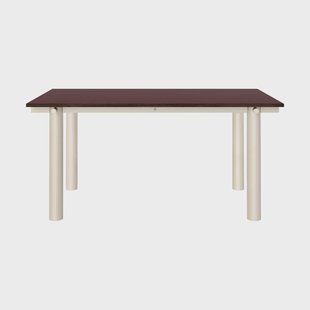 Ferm Living Atura eettafel Light cashmere-burgundy, 90x160 cm