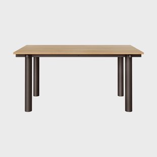 Ferm Living Atura eettafel Donker chocolade-eikenfineer, 90x160 cm
