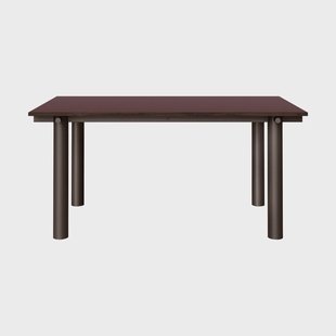Ferm Living Atura eettafel Donker chocolade-burgundy, 90x160 cm
