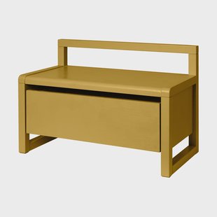 Ferm Living Little architect opbergbank Yellow, 60x30x41,2 cm