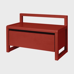 Ferm Living Little architect opbergbank Poppy Red, 60x30x41,2 cm
