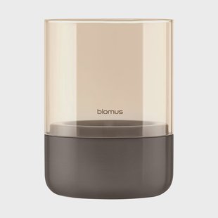 blomus Calma waxinelichthouder Ø10 cm Burned Metal-metallic finish