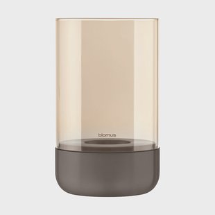 blomus Calma stormlantaarn Ø12 cm Burned Metal-metallic finish