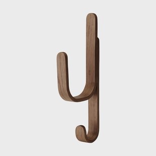 Cooee Design Woody haak One Donkergebeitst eiken