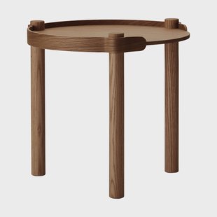 Cooee Design Woody tafel Ø45 cm Donkergebeitst eiken
