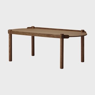 Cooee Design Woody tafel 50x105 cm Donkergebeitst eiken