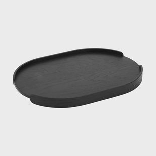 Cooee Design Woody dienblad Zwartgebeitst eiken, 28×40 cm