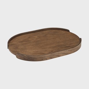 Cooee Design Woody dienblad Donkergebeitst eiken, 28×40 cm