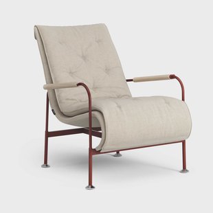 Swedese Serpentine fauteuil Stof Romo Linara Rye-rood