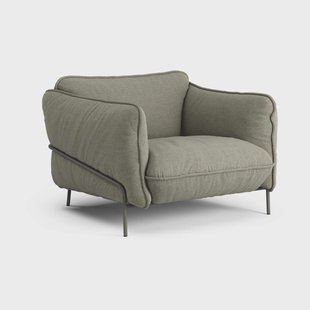 Swedese Continental fauteuil Sealife Green/black-orkangrijs