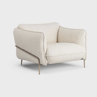 Swedese Continental fauteuil Sealife Ivory/sand-nutmeg