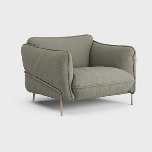 Swedese Continental fauteuil Sealife Green/black-nutmeg
