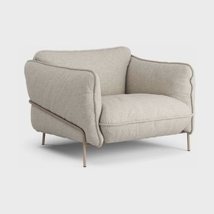 Swedese Continental fauteuil Wave Sand-nutmeg